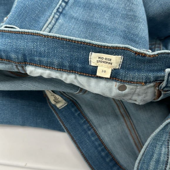 Madewell‎ Mid-Rise Stovepipe Jeans 30 - Picture 7 of 8
